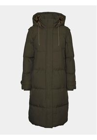 Vero Moda Curve Płaszcz zimowy 10301538 Zielony Regular Fit. Kolor: zielony. Materiał: syntetyk. Sezon: zima #5