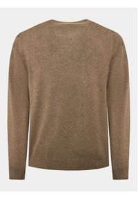 Lindbergh Sweter 30-80043 Brązowy Slim Fit. Kolor: brązowy. Materiał: wiskoza #3