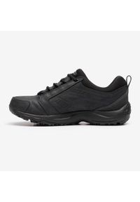 Decathlon - Buty do chodzenia męskie Newfeel Nakuru Waterproof skórzane. Okazja: na co dzień. Kolor: czarny. Materiał: skóra. Szerokość cholewki: normalna. Sport: turystyka piesza