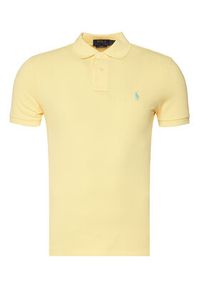 Polo Ralph Lauren Polo Core Replen 710795080 Żółty Slim Fit. Typ kołnierza: polo. Kolor: żółty. Materiał: bawełna #7