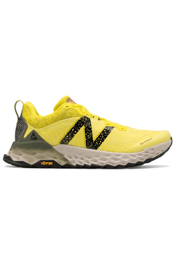 Buty New Balance Fresh Foam Hierro v6 – MTHIERS6 – żółte. Kolor: żółty. Materiał: materiał, syntetyk, guma. Szerokość cholewki: normalna. Sport: fitness, bieganie