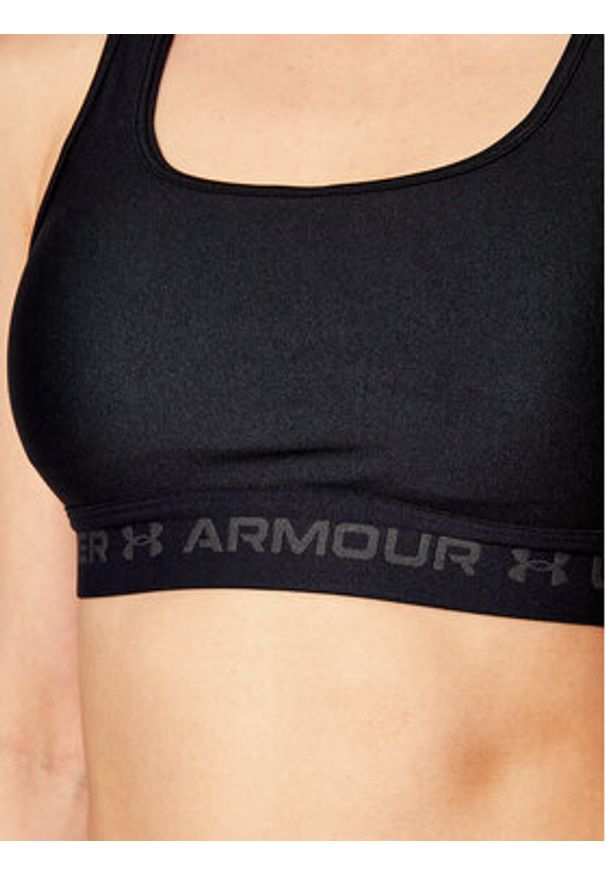 Under Armour Biustonosz sportowy Crossback 1361034 Czarny. Kolor: czarny. Materiał: syntetyk