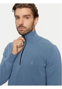 BOSS - Boss Sweter Kanobix_S 50527585 Niebieski Regular Fit. Kolor: niebieski. Materiał: bawełna