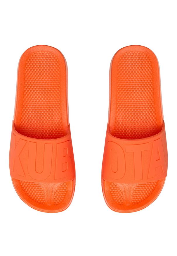 Kubota Klapki Basenowe Basic 2.0 Plain. Kolor: pomarańczowy