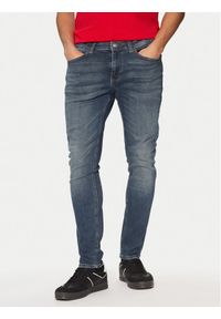 Tommy Jeans Jeansy Austin DM0DM20553 Niebieski Slim Fit. Kolor: niebieski