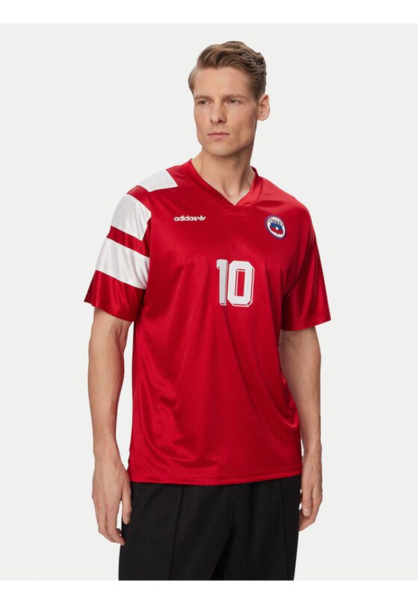 Adidas - adidas Koszulka techniczna Chile Home Jersey 1994 JN3716 Czerwony Regular Fit. Kolor: czerwony. Materiał: syntetyk