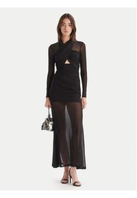 BARDOT - Bardot Sukienka wieczorowa Veria 59987DB Czarny Slim Fit. Kolor: czarny. Materiał: syntetyk. Styl: wizytowy
