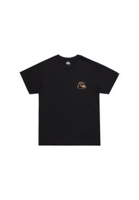 Quiksilver - Koszulka z krótkim rękawem dla Mężczyzn EVO ORIGINAL Czarny. Kolor: brązowy, zielony, wielokolorowy. Materiał: materiał, bawełna. Długość rękawa: krótki rękaw. Długość: krótkie
