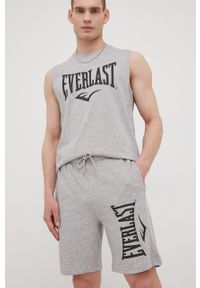 EVERLAST - Everlast t-shirt męski kolor szary. Kolor: szary. Wzór: nadruk #3