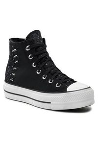 Converse Trampki Chuck Taylor All Star Lift Platform Chrome A06450C Czarny. Kolor: czarny. Obcas: na platformie #5