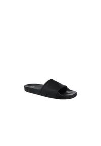 Klapki męskie Colmar Slipper Logo. Zapięcie: bez zapięcia. Kolor: czarny. Materiał: materiał, syntetyk. Szerokość cholewki: normalna. Sport: turystyka piesza