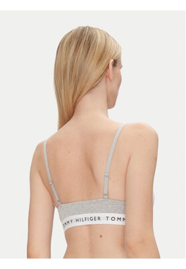 TOMMY HILFIGER - Tommy Hilfiger Biustonosz braletka UW0UW05715 Szary. Kolor: szary. Materiał: bawełna