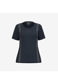 Head - CLUB 25 Tech T-Shirt Girls. Kolor: niebieski. Materiał: mesh