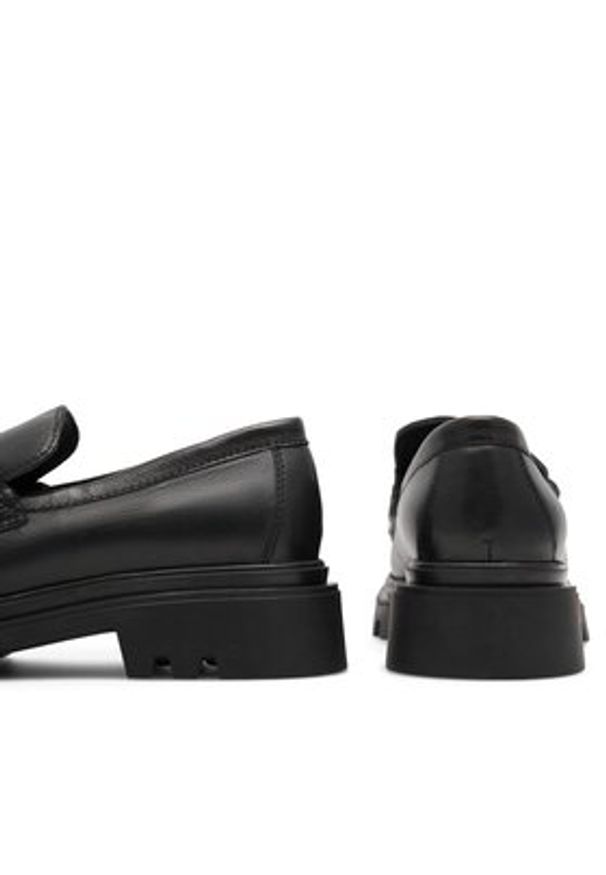 Badura Loafersy 22SS24 Czarny. Kolor: czarny. Materiał: skóra
