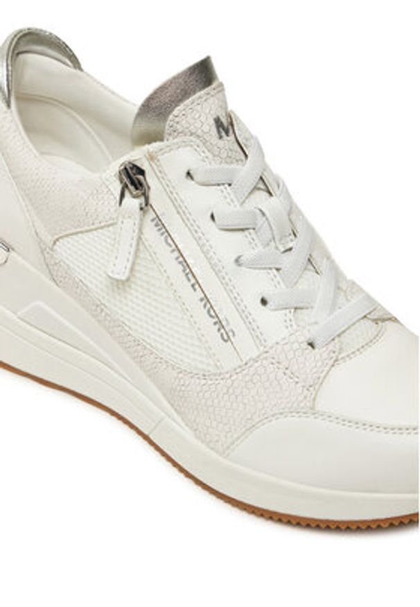 MICHAEL Michael Kors Sneakersy 43F4DBFS3L Biały. Kolor: biały. Materiał: skóra