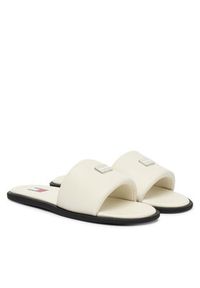 Tommy Jeans Klapki Tjw Soft Padded Casual Slide EN0EN02950 Biały. Okazja: na co dzień. Kolor: biały. Materiał: skóra. Styl: casual #6