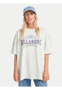 Billabong T-Shirt Wave Out EBJZT00481 Biały Loose Fit. Kolor: biały. Materiał: bawełna #1