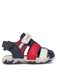 Geox Sandały B Sandal Flaffee Boy B4559B 08515 C0735 M Granatowy. Kolor: niebieski