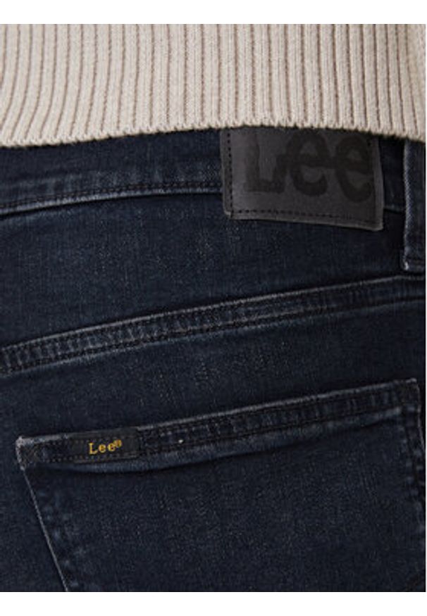 Lee Jeansy West 112373386 Czarny Straight Fit. Kolor: czarny