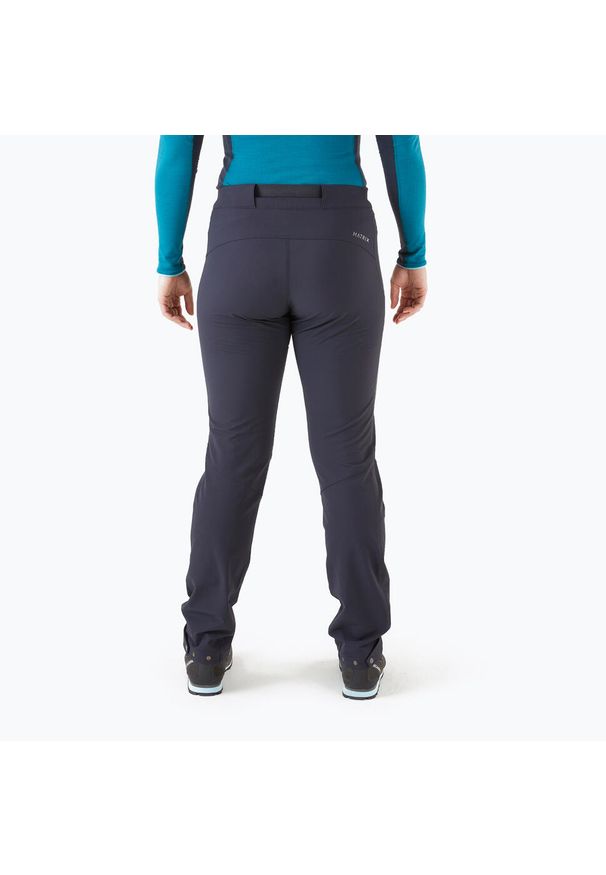 Spodnie softshellowe damskie Rab Incline AS Pants. Kolor: czarny, szary. Materiał: softshell. Sezon: zima. Sport: narciarstwo