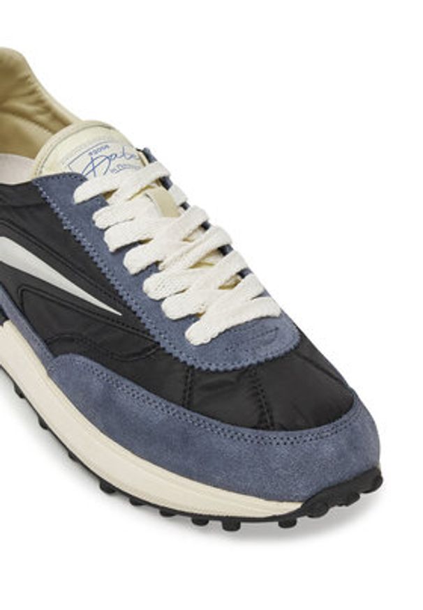 D.A.T.E. Sneakersy Athleta M421-AT-NY Czarny. Kolor: czarny. Materiał: zamsz, skóra