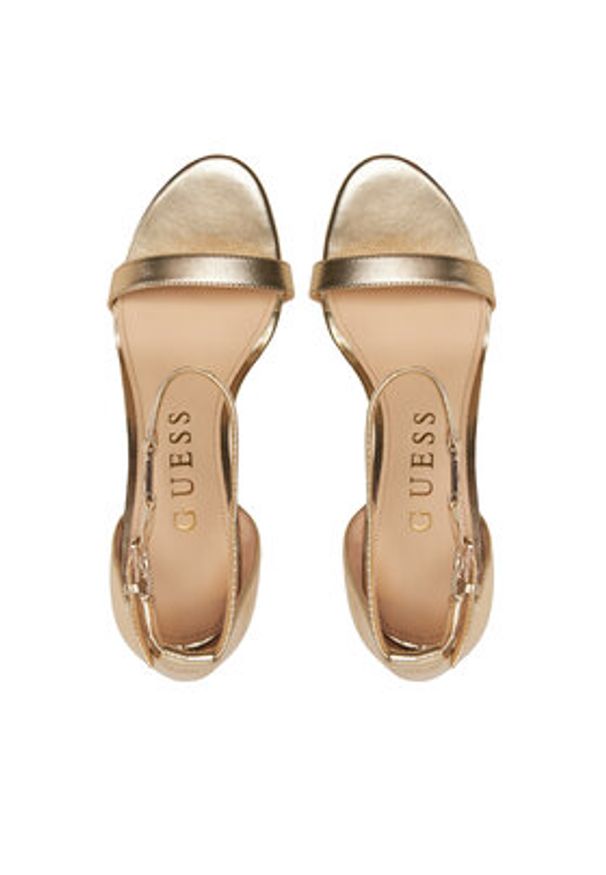 Guess Sandały Kabaile FL8KIL LEA03 Złoty. Kolor: złoty. Materiał: skóra