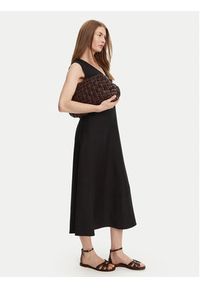 Weekend Max Mara Sukienka codzienna Egoista 2515221072 Czarny Regular Fit. Okazja: na co dzień. Kolor: czarny. Materiał: len. Typ sukienki: proste. Styl: casual #3