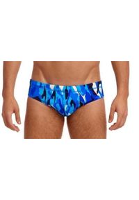 FUNKY TRUNKS - Kąpielówki męskie Funky Trunks Chaz Michael - slipy. Kolor: niebieski