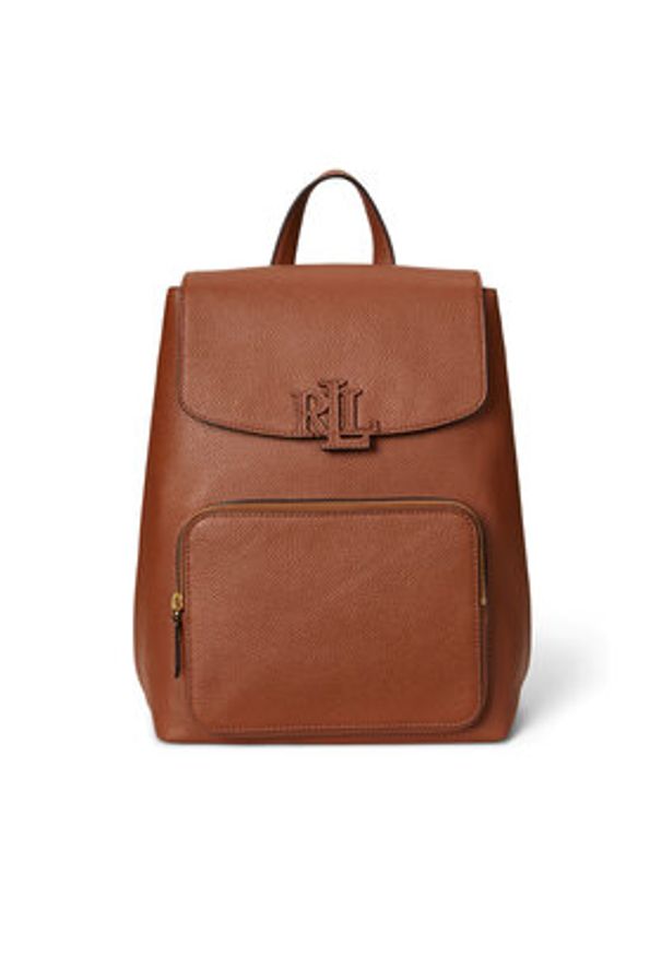 Lauren Ralph Lauren - LAUREN RALPH LAUREN Plecak Medium Cameryn 431969355001 Brązowy. Kolor: brązowy. Materiał: skóra