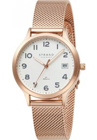 Zegarek Strand Zegarek damski Strand S751LDVIMV różowe złoto. Kolor: złoty, wielokolorowy, różowy #1