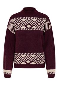 only - ONLY Golf Victoria 15321179 Fioletowy Regular Fit. Typ kołnierza: golf. Kolor: fioletowy. Materiał: syntetyk #2