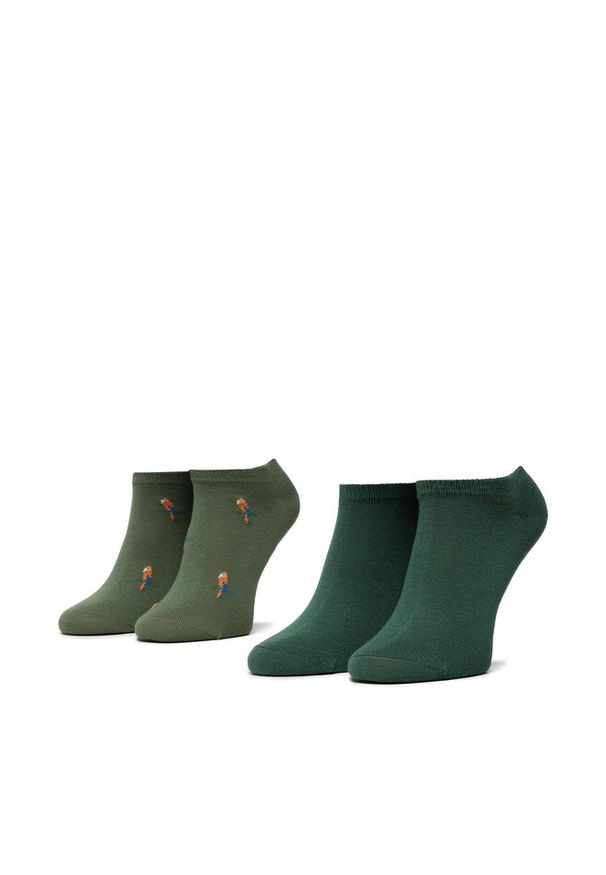 Skarpety krótkie Tom Tailor. Kolor: zielony