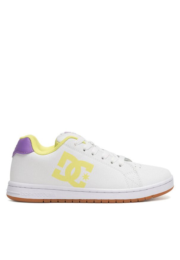 DC Shoes Sneakersy GAVELER ADJS700082-HPO Biały. Kolor: biały. Materiał: materiał