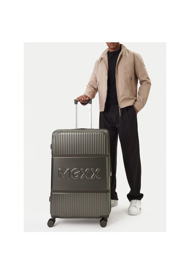 Walizka duża MEXX. Kolor: srebrny