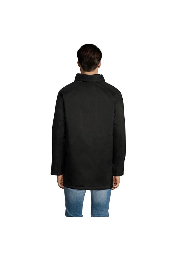 SOL'S - Kurtka Unisex Dla Dorosłych Robyn Z Wyściełaną Podszewką. Kolor: czarny. Sport: turystyka piesza