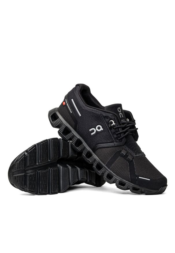 Buty treningowe damskie czarne On Running Cloud 5. Kolor: czarny. Materiał: guma, tkanina. Sport: bieganie