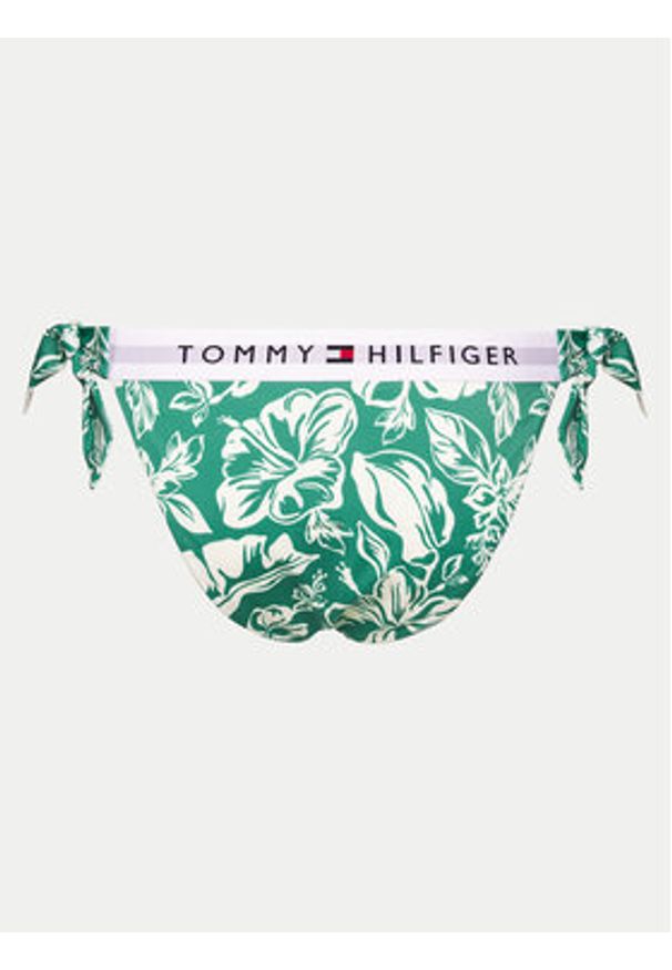 TOMMY HILFIGER - Tommy Hilfiger Dół od bikini UW0UW05366 Zielony. Kolor: zielony. Materiał: syntetyk