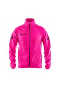 Givova Basico Sportjack 2xs - lekki i oddychający. Kolor: różowy