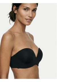 Wonderbra Biustonosz bardotka WB00032D Czarny. Kolor: czarny. Materiał: syntetyk #2