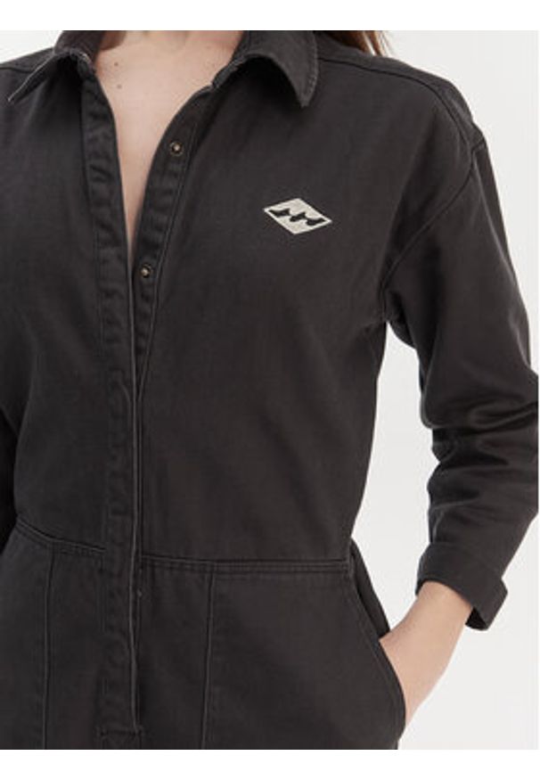 Billabong Kombinezon Take The Road EBJWO03004 Czarny Regular Fit. Kolor: czarny. Materiał: bawełna