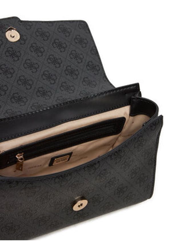 Guess Torebka HWSG95 00200 Czarny. Kolor: czarny. Materiał: skórzane