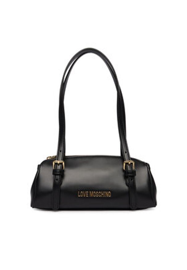 Love Moschino - LOVE MOSCHINO Torebka JC4101PP1OLY0000 Czarny. Kolor: czarny. Materiał: skórzane