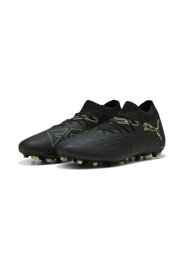 Puma - Buty piłkarskie unisex FUTURE 8 MATCH MG PUMA. Kolor: czarny, zielony, wielokolorowy, żółty. Sport: piłka nożna
