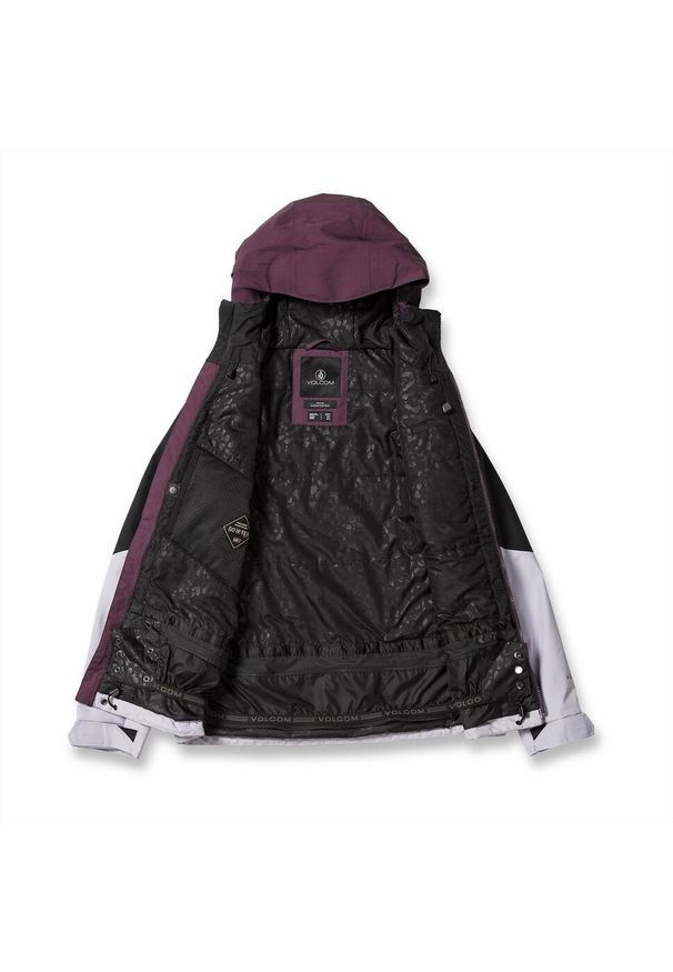 Damska kurtka narciarska Volcom V.co Aris Ins Gore. Kolor: fioletowy. Materiał: materiał. Technologia: Gore-Tex. Sezon: zima. Sport: narciarstwo