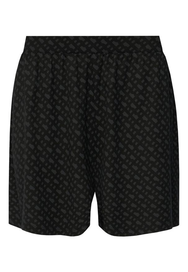 BOSS Szorty piżamowe 50561055 Czarny Regular Fit. Kolor: czarny. Materiał: lyocell