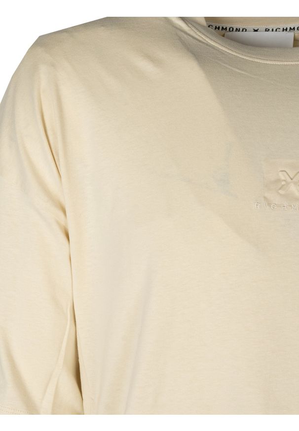 John Richmond T-Shirt | UMA24248TS | Mężczyzna | Biały. Okazja: na co dzień. Kolor: biały. Materiał: bawełna. Długość: długie. Styl: casual
