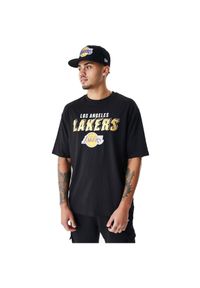 Koszulka męska New Era Team Script OS Tee Los Angeles Lakers. Kolor: wielokolorowy