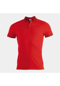 Koszulka polo do tenisa dla chłopców Joma Bali II. Typ kołnierza: polo. Kolor: czerwony. Sport: tenis #1