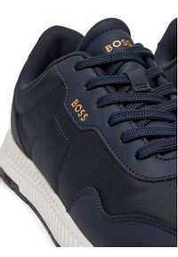 BOSS Sneakersy Titanium 50536481 Granatowy. Kolor: niebieski. Materiał: materiał #5