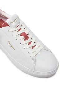 Pepe Jeans Sneakersy PLS00017 Biały. Kolor: biały. Materiał: skóra #5